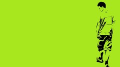 Green solitude stencil