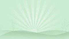 Green sun minimalistic