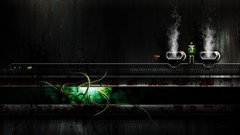 Green tentacles science fiction digital art