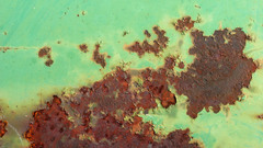 Green thought metal rust The was only