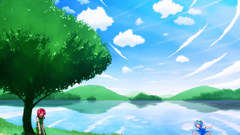 Green touhou grass cirno