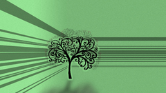 Green Trees background tree