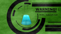 Green Typography chemistry acid