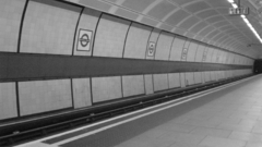 Green underground train stations