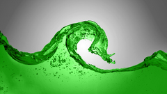 Green water liquid Sony