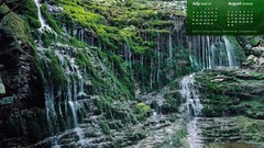 Green water nature Calendar