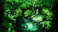 Green water Trees barefoot