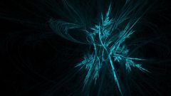 Green waves abstract