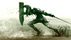 Green weapons Warriors Swords shields the legend of zelda video 
