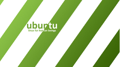 Green white Linux ubuntu