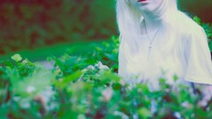 Green woman Garden Fairies fashion albino macabre