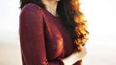 Green woman green eyes brunettes emily rudd sweaters