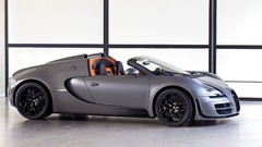 Grey grand bugatti veyron jet aircraft