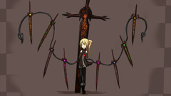 Grey weapons Vampires thigh