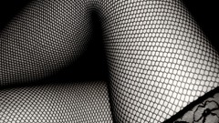 Greyscale woman stockings monochrome