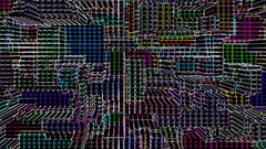 Grid lights abstract neon colors cities seizure Ulyseto