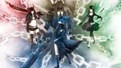 Groups Stars weapons Anime dress horns scars Shorts red eyes 