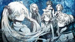 Groups tie Shorts white hair schoolgirls bows twins scarfs long 