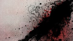 Grunge artwork paint splatter