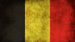 Grunge Flags Belgium
