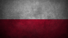 Grunge Flags Poland World
