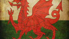 Grunge Flags wales
