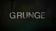 Grunge paint Typography