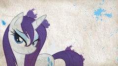 Grunge rarity blue eyes purple hair my little pony My Little 