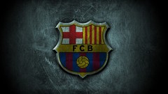 Grunge soccer logos FC Barcelona