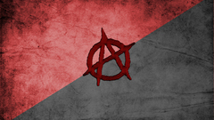 Grunge symbol anarchy