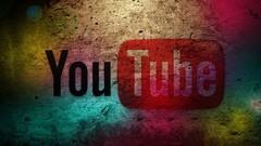 Grunge youtube logos
