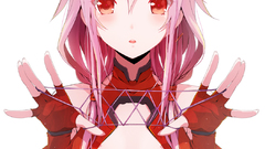 Guilty crown yuzuriha inori Simple Background detached sleeves