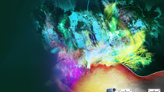 Guitar Music abstract