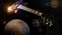 Guitar Technology purple flying