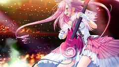 Guitars anime girls soft shading Chu x Chu Idol