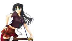 Guitars Anime Simple Background