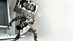 Guitars cassette digital art