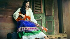 Guitars gypsy woman lonely