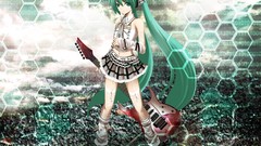 Guitars hatsune miku vocaloid