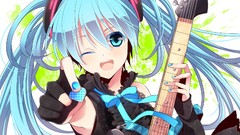 Guitars hatsune miku vocaloid
