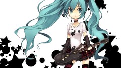Guitars hatsune miku vocaloid