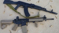 gun assault rifle ar-15 weapon