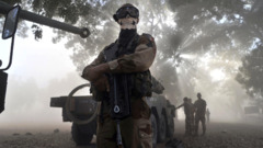 gun soldier machine gun Men weapon