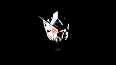 Gundam black background