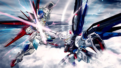 Gundam Robots fight mecha