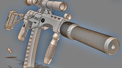 Guns 3D view