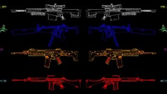 Guns abstract Rifles weaponry