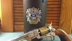 Guns alcohol whiskey liquor Scotch