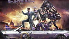 Guns American Flag president video games saints row iv Saint Row