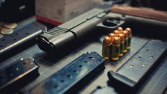 Guns ammunition pistols magazines